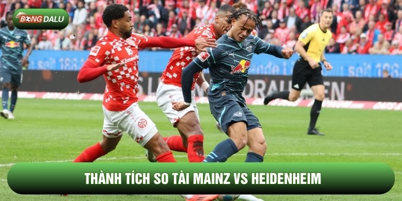 Thành tích so tài Mainz vs Heidenheim Thành tích so tài Mainz vs Heidenheim